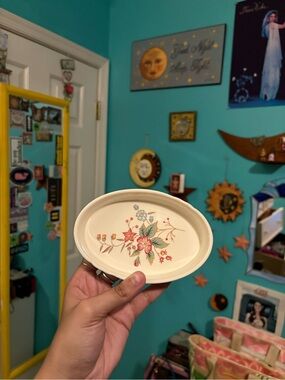 Vintage Adams England Jenny Wren Ironstone “Elizabeth” Cottage Trinket Dish 🌸✨